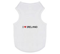 'I Love Ireland' Pet Dog/Cat T-Shirt (PT00093260)