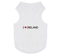 'I Love Ireland' Pet Dog/Cat T-Shirt (PT00093261)