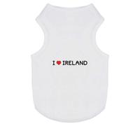'I Love Ireland' Pet Dog/Cat T-Shirt (PT00093262)