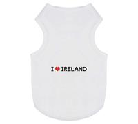 'I Love Ireland' Pet Dog/Cat T-Shirt (PT00093263)