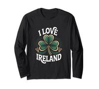 I Love Ireland Shamrock Celtic Pride Long Sleeve T-Shirt