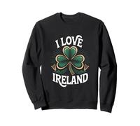 I Love Ireland Shamrock Celtic Pride Sweatshirt