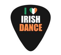 I Love Irish Dance Soundtrack Guitar Picks Bass Guitarist Plectrums Paddles for Playing Guitar 12 PCS