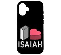 I Love Isaiah Personalized First Name Isaiah Case for iPhone 16