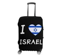 I Love Israel Luggage Case Cover Protective Suitcase Covers Anti Scratch Baggage Washable Fits 19-32 Inch M