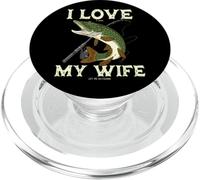 I Love It Pike When My Wife Let Me Go Fishing PopSockets PopGrip for MagSafe