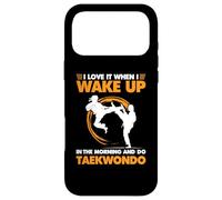I love it when I wake up in the morning - Taekwondo Case for iPhone 17 Pro Max