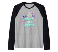 I Love it When My Mom Lets me Play Video Games Gaming Lover Raglan Baseball Tee