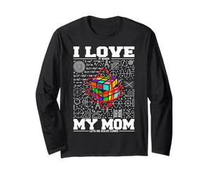 I Love It When My Mom Lets Me Solve Cubes Speedcubing Boys Long Sleeve T-Shirt