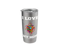 I Love It When My Mom Lets Me Solve Cubes Speedcubing Boys Stainless Steel Insulated Tumbler