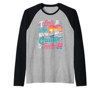 I Love It When We're Cruisin' Together Couple Matching Raglan Baseball Tee