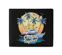 I Love It When We're Cruising Together Family Bifold Wallet for Women Men Personalized Coin Purse Card Case Holder Pocket Wallet