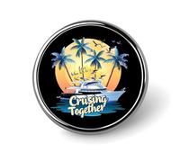 I Love It When We're Cruising Together Family Brooch Pins for Women Men Cute Badge Lapel Pins for Backpack Dress Accessories