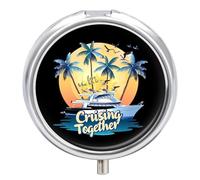 I Love It When We're Cruising Together Family Travel Pill Organizer Portable Pill Case Small Pill Box for Purse Pocket