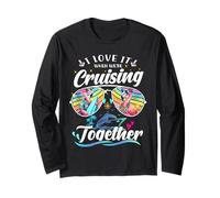 I Love It When We're Cruising Together Flamingo Sunglasses Long Sleeve T-Shirt
