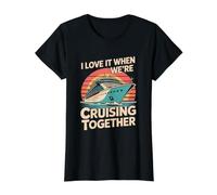 I Love It When We're Cruising Together Value Graphic T-Shirt, Women, Black, L
