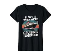 I Love It When We're Cruising Together Value Graphic T-Shirt, Women, Black, XL
