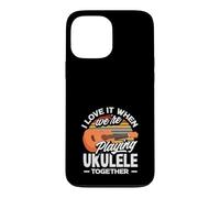I Love It When We're Playing Ukulele Together Retro Sun Case for iPhone 13 Pro Max