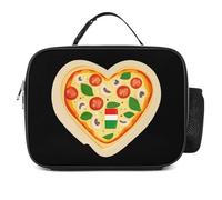 I Love Italian Pizza Lunch Box Insulated for Work Picnic | Reusable Lunch Bag Cooler Lunchbox with Handles for Men Women Outdoor
