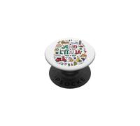 I love Italy Travel Lover Rome Florence Venice Italian Trip PopSockets Adhesive PopGrip