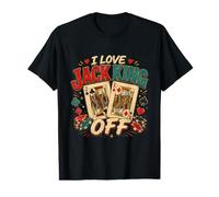 I Love Jack King Off Poker Hearts Clubs Value Graphic T-Shirt