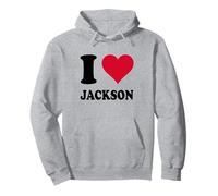 I Love Jackson Pullover Hoodie