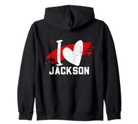 I Love JACKSON T-Shirt I Heart JACKSON Zip Hoodie