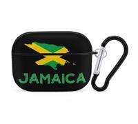 I Love Jamaica Cute Case Compatible with AirPods Pro Protective Cover with Keychain