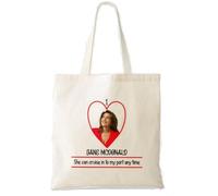 I LOVE JANE MCDONALD - Long Handle TOTE BAG - shopper shopping over shoulder bags - cruising with singer presenter celebrity singer cruise ship holiday