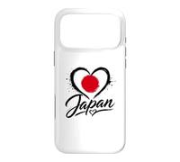 I Love Japan Heart Silhouette Flag Travel Japanese Vacation Case for iPhone 17 Pro Max