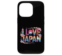 I Love Japan Tokyo Skyline Sakura Mount Fuji Case for iPhone 13 Pro