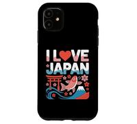 I Love Japan Torii Koi Sakura Mount Fuji Case for iPhone 11