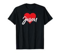 I Love Jason First Name Tshirt I Heart Named T-Shirt