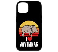 I Love Javelinas Vintage Retro 80s Sunset Cute Heart Arizona Case for iPhone 13