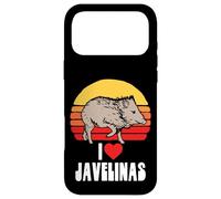 I Love Javelinas Vintage Retro 80s Sunset Cute Heart Arizona Case for iPhone 17 Pro Max