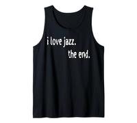 I Love Jazz The End Tank Top