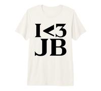 I Love JB Shirt Y2k 2010s White Premium T-Shirt