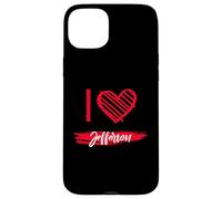 I Love JEFFERSON T-Shirt County I Heart JEFFERSON Case for iPhone 15 Plus
