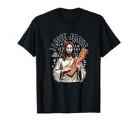 I Love Jesus and Bacon Funny Christian Religious T-Shirt
