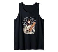 I Love Jesus and Bacon Funny Christian Religious Tank Top