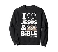 I Love Jesus And Bible Study Sweatshirt