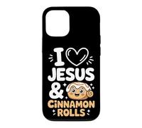 I Love Jesus And Cinnamon Rolls Case for iPhone 12/12 Pro