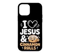I Love Jesus And Cinnamon Rolls Case for iPhone 12 mini