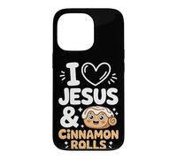 I Love Jesus And Cinnamon Rolls Case for iPhone 13 Pro