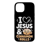 I Love Jesus And Cinnamon Rolls Case for iPhone 14