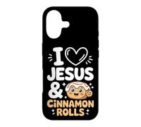 I Love Jesus And Cinnamon Rolls Case for iPhone 17