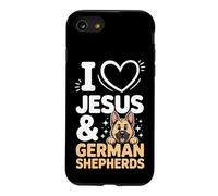 I Love Jesus And German Shepherds Case for iPhone SE (2020) / 7/8