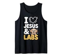 I Love Jesus and Labs Tank Top