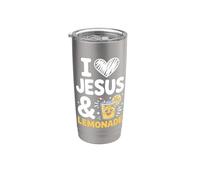I Love Jesus and Lemonade Stainless Steel Insulated Tumbler