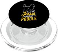 I LOVE Jesus AND MY Poodle Christian Poodle Lover PopSockets PopGrip for MagSafe